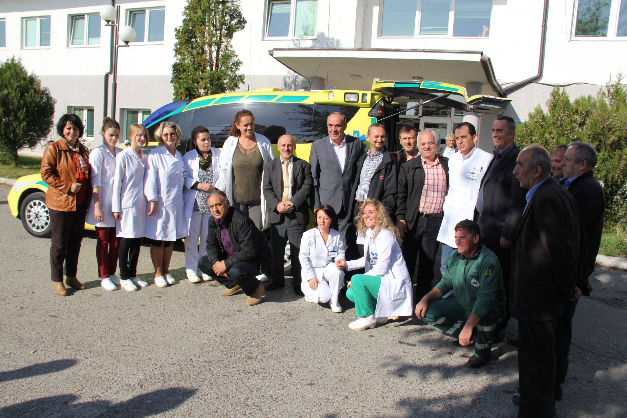 New ambulance donated to MFHC in Istog